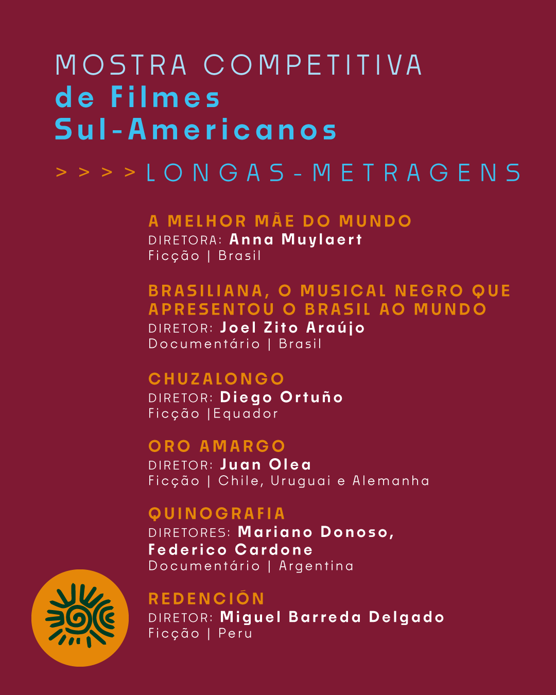 Confira a lista de filmes selecionados para a 3ª edição do Bonito CineSur