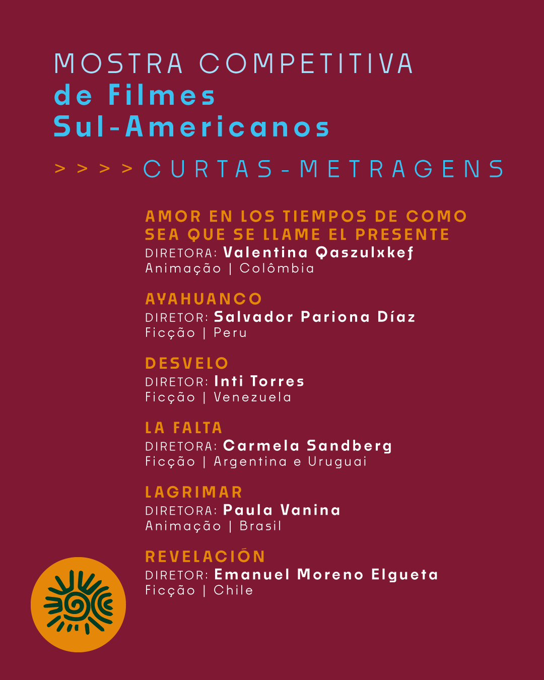 Confira a lista de filmes selecionados para a 3ª edição do Bonito CineSur