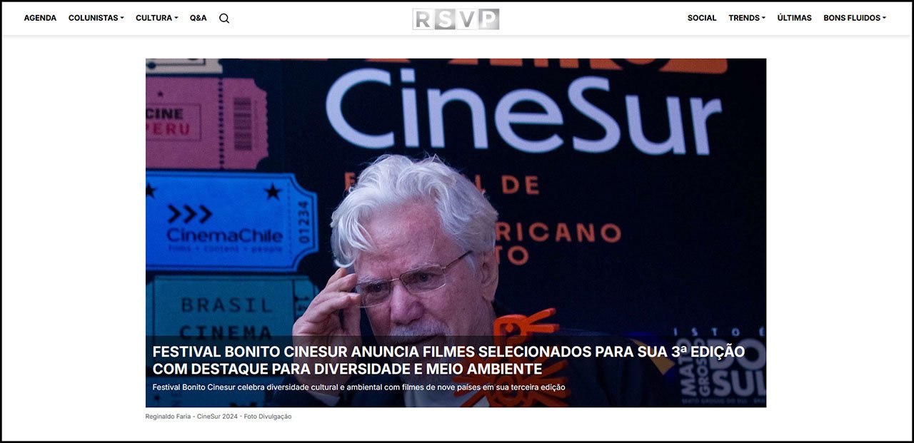 RSVP: Bonito CineSur anuncia filmes selecionados com destaque para diversidade e meio ambiente