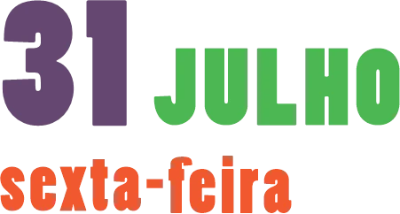 Programação do dia 31 de julho (sexta-feira)