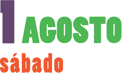 Programação do dia 1º de agosto (sábado)